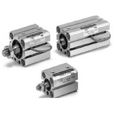 SMC Linear Compact Cylinders CQS C(D)QS, Compact Cylinder, Double Acting, Single Rod